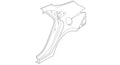 Hyundai Elantra Driver Side Rear Fender